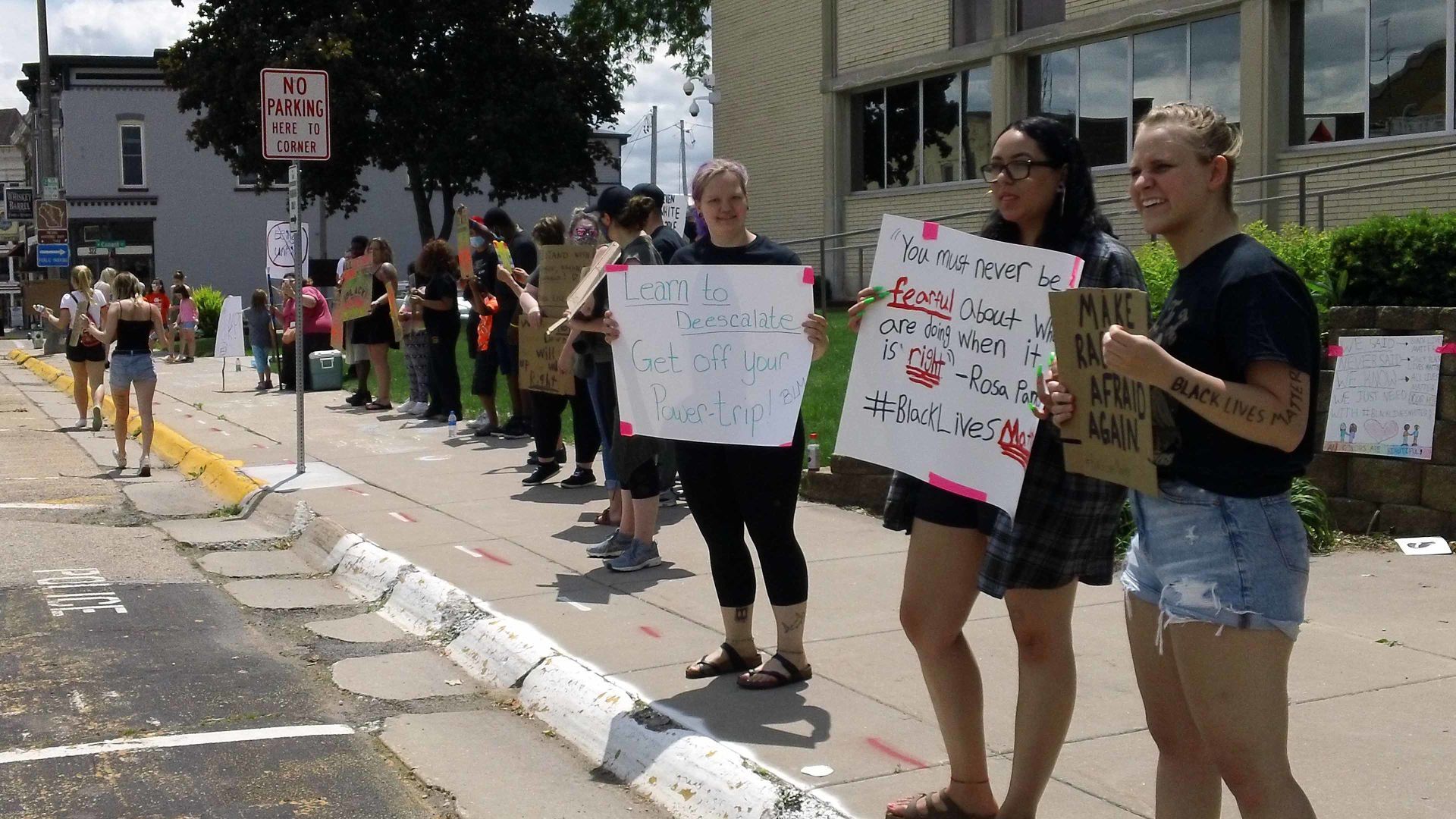 Portage protests police brutality